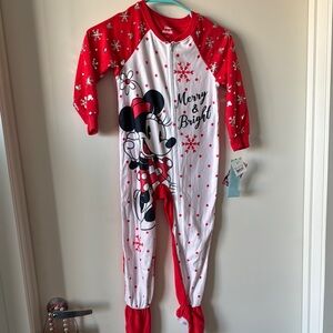 Disney Red and White Mickey Mouse Kids One Piece